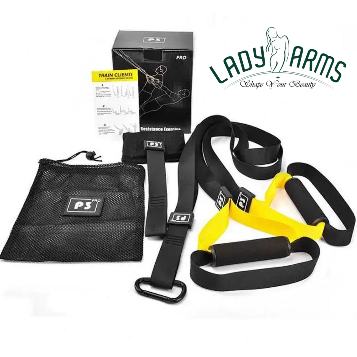 Lady Arms Door Horizontal Bar Sling - Suspension Training Belt for Arm & Strength Workouts | Tension Belt for Home Fitness