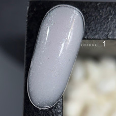 001 SILKY Builder GLITTER GEL 15гр. Lady Arms