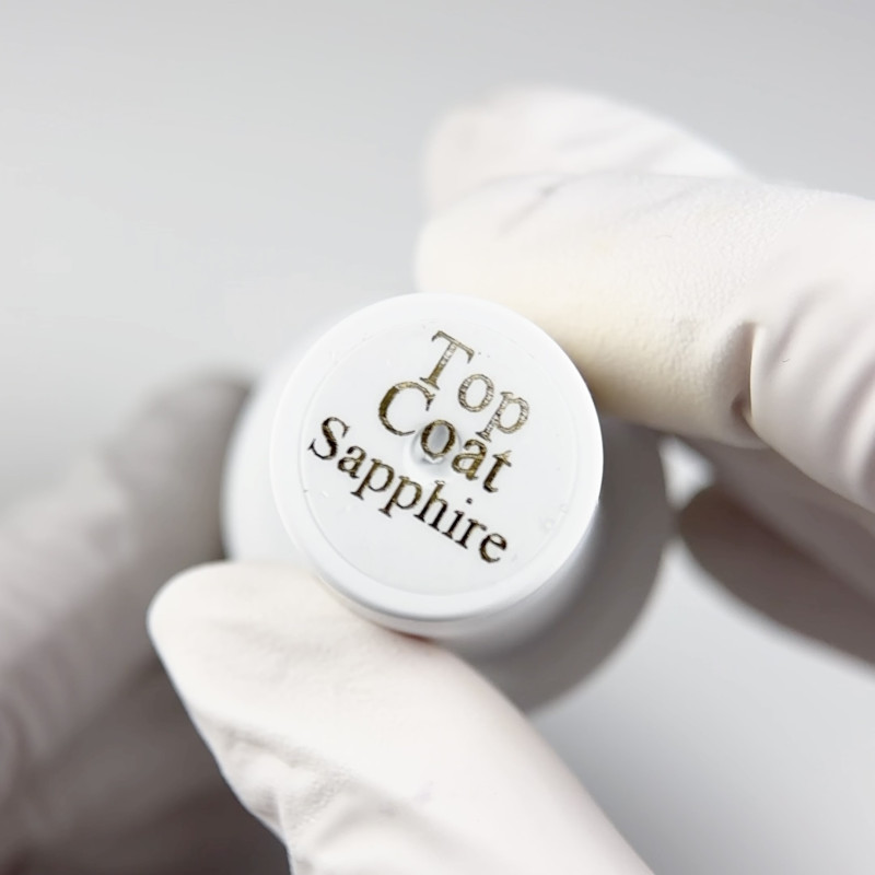 TC.128.19g Top Coat SAPPHIRE топ БЕЗ л/ш БЕЗ UV фільтру Lady Arms бутилочка з пензликом