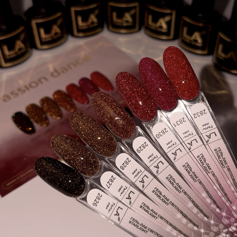 2826 Гель-лак Starlight світловідбивний gel-polish Passion Dance Colection Lady Arms