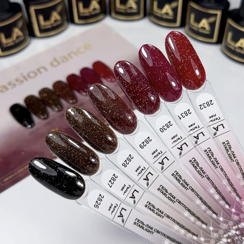 2826 Гель-лак Starlight світловідбивний gel-polish Passion Dance Colection Lady Arms