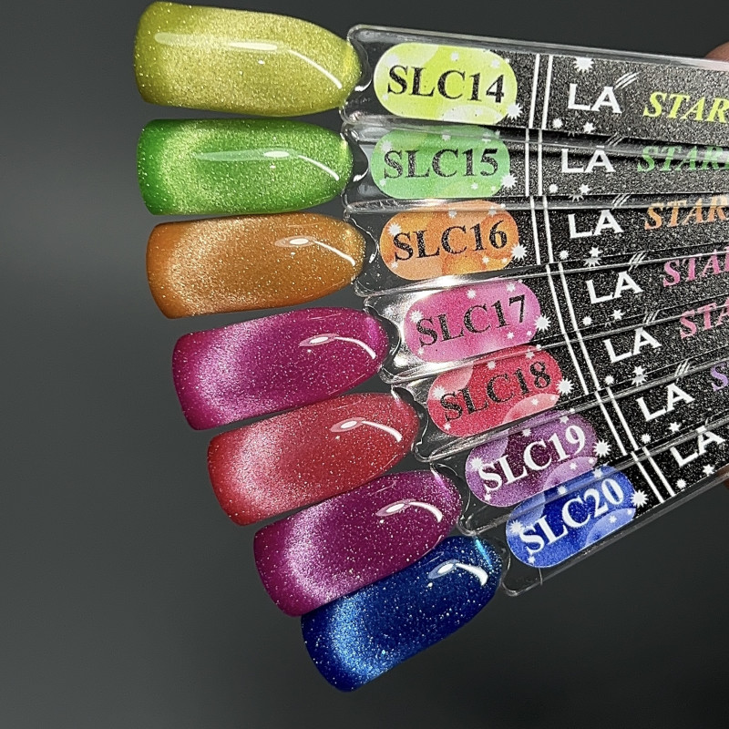 GP.1071.08g Gel Polish NEON SPARK Collection Cat Eye Lady Arms світловідбивний (SLC20)