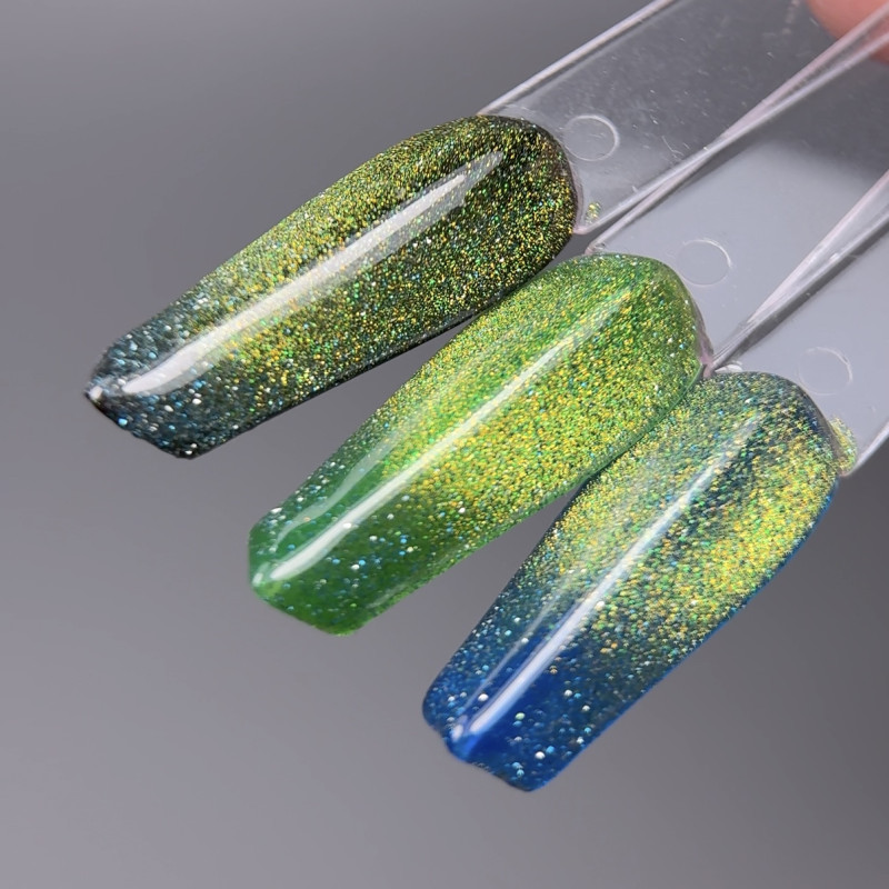 GP.1074.08g Gel Polish LUMI SPARK Collection Cat Eye Lady Arms світловідбивний люмінісцентний (SLC23)