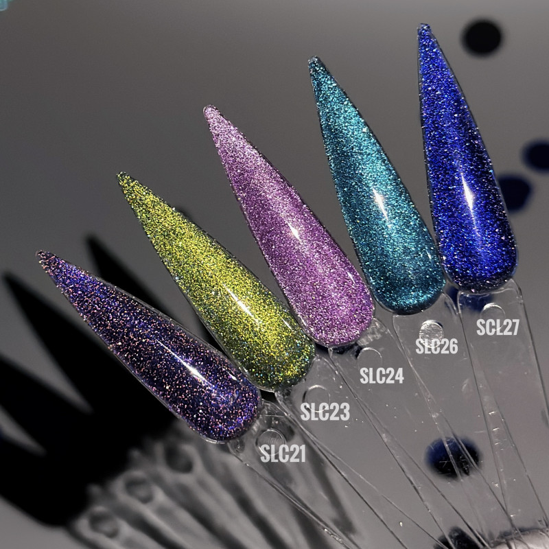 GP.1075.08g Gel Polish LUMI SPARK Collection Cat Eye Lady Arms світловідбивний люмінісцентний (SLC24)