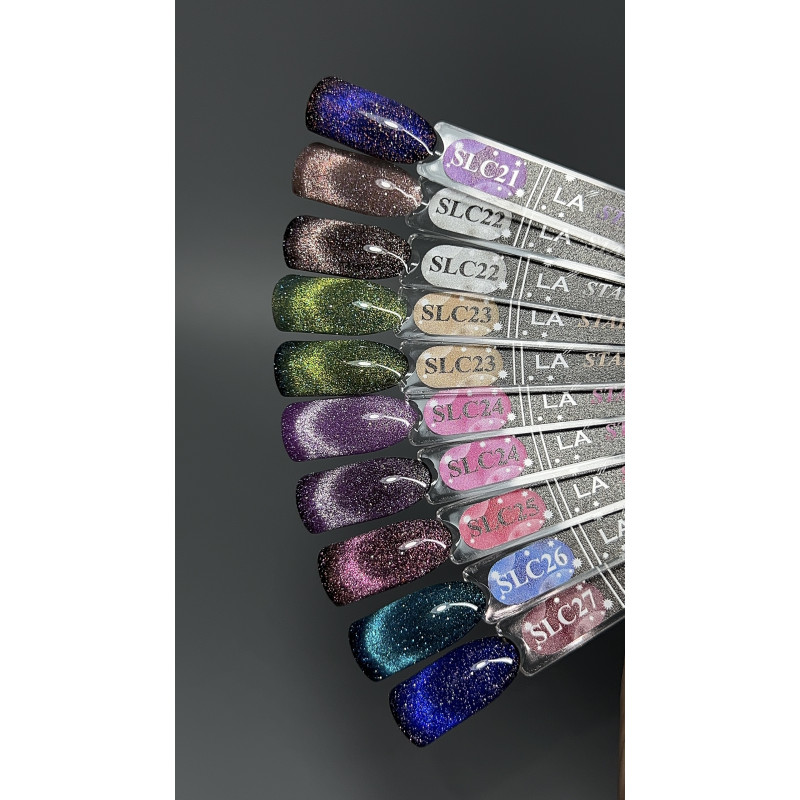 GP.1076.08g Gel Polish LUMI SPARK Collection Cat Eye Lady Arms світловідбивний люмінісцентний (SLC25)